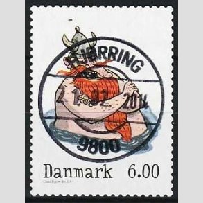 FRIM�RKER DANMARK | 2011 - AFA 1682 - Vintereventyr - 6,00 Kr. flerfarvet - Pragt Stemplet Hj�rring