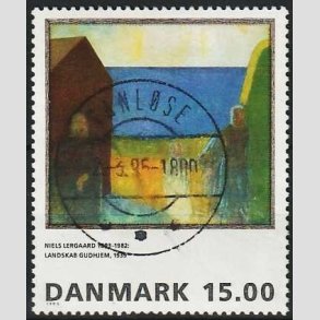 FRIMRKER DANMARK | 1995 - AFA 1100 - Maleriserie 8. - 15,00 Kr. - Pragt Stemplet Vanlse