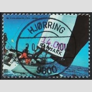 FRIMRKER DANMARK | 2014 - AFA 1779a - Norden ved havet III - 14,00 Kr. flerfarvet - Pragt Stemplet Hjrring