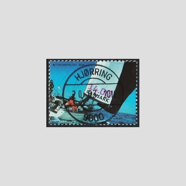 FRIMRKER DANMARK | 2014 - AFA 1779a - Norden ved havet III - 14,00 Kr. flerfarvet - Pragt Stemplet Hjrring