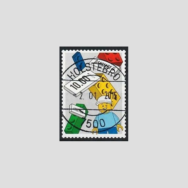 FRIMRKER DANMARK | 2015 - AFA 1805 - LEGO-klodser - 10 Kr. flerfarvet - Lux Stemplet Holstebro