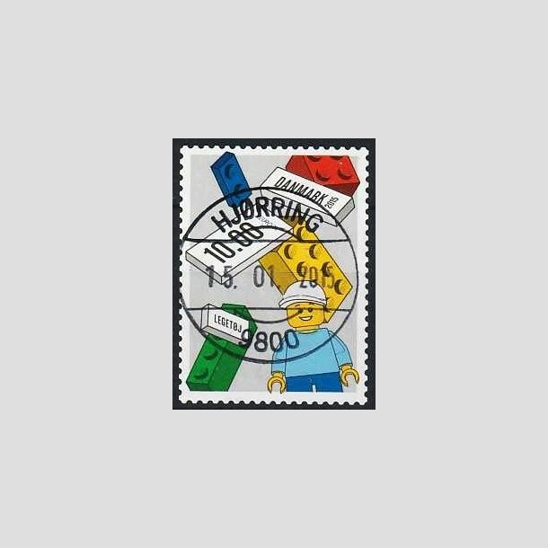 FRIMRKER DANMARK | 2015 - AFA 1805 - LEGO-klodser - 10 Kr. flerfarvet - Lux Stemplet Hjrring