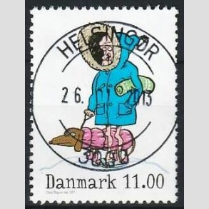 FRIMRKER DANMARK | 2011 - AFA 1684A - Vintereventyr - 11,00 Kr. flerfarvet - Lux Stemplet Helsingr