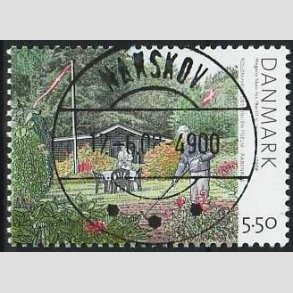 FRIMRKER DANMARK | 2008 - AFA 1548 - Kolonihaver - 5,50 Kr. flerfarvet - Lux Stemplet Nakskov