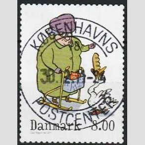 FRIM�RKER DANMARK | 2011 - AFA 1683 - Vintereventyr - 8,00 Kr. flerfarvet - Pragt Stemplet