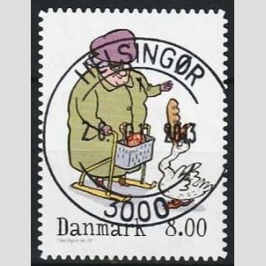 FRIM�RKER DANMARK | 2011 - AFA 1683a - Vintereventyr - 8,00 Kr. flerfarvet - Pragt Stemplet Helsing�r