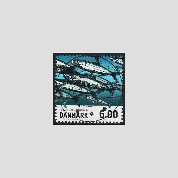 FRIMRKER DANMARK | 2013 - AFA 1726a - Fisk - 6,00 Kr. sild - Lux Stemplet Holstebro