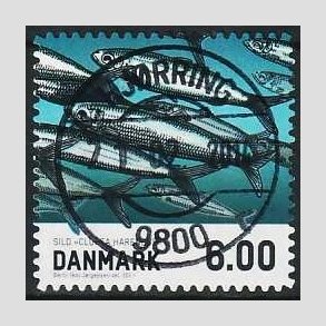 FRIM�RKER DANMARK | 2013 - AFA 1726a - Fisk - 6,00 Kr. sild - Lux Stemplet Hj�rring