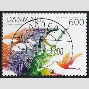 FRIM�RKER DANMARK | 2012 - AFA 1712 - H.C. Andersens eventyr - 6,00 Kr. flerfarvet - Pragt Stemplet Odder