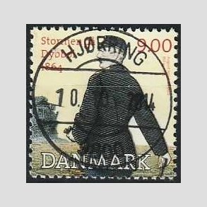 FRIM�RKER DANMARK | 2014 - AFA 1770A - Dybb�l 1864 - 9,00 Kr. flerfarvet fra miniark - Lux Stemplet Hj�rring