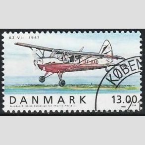 FRIMRKER DANMARK | 2006 - AFA 1481 - Ellehammer - 13,00 Kr. flerfarvet - Pnt hjrnestemplet 
