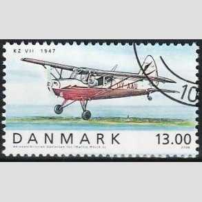 FRIMRKER DANMARK | 2006 - AFA 1481 - Ellehammer - 13,00 Kr. flerfarvet - Pnt hjrnestemplet 