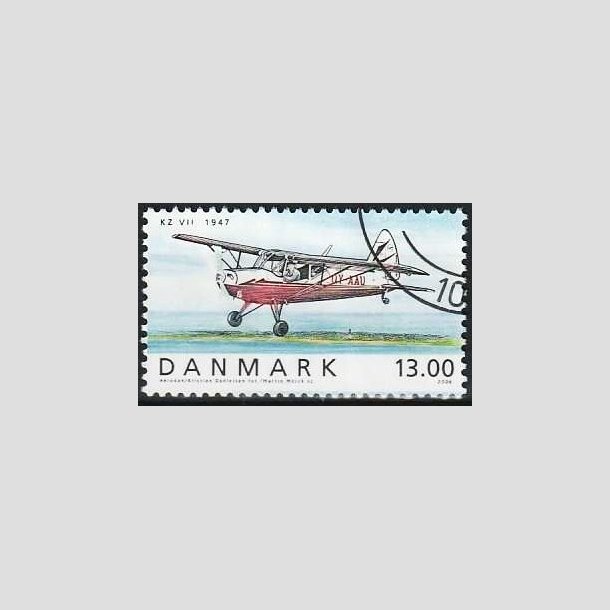 FRIMRKER DANMARK | 2006 - AFA 1481 - Ellehammer - 13,00 Kr. flerfarvet - Pnt hjrnestemplet 