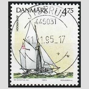 FRIM�RKER DANMARK | 1993 - AFA 1046 - Sejlskibe - 4,75 Kr. flerfarvet - Pragt Stemplet Jyderup