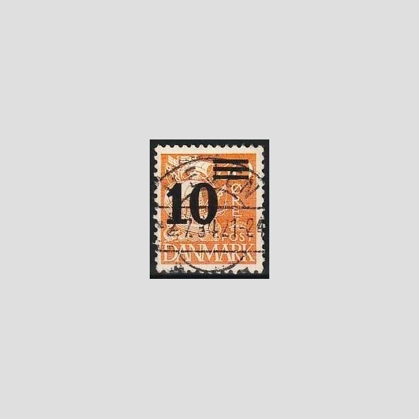 FRIMRKER DANMARK | 1934 - AFA 222 - 10/30 re orangegul provisorier - Lux Stemplet Vejen