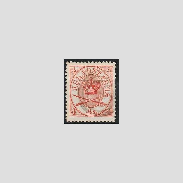 FRIMRKER DANMARK | 1864-70 - AFA 13 - 4 Skilling rd Krone Scepter - Stemplet