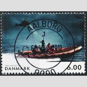 FRIMRKER DANMARK | 2012 - AFA 1698A - Norden ved havet - 6,00 Kr. flerfarvet fra miniark - Pragt Stemplet
