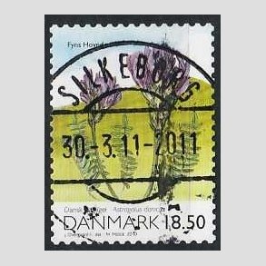 FRIMRKER DANMARK | 2010 - AFA 1603 - Danmarks natur - 18,50 Kr. flerfarvet - Lux Stemplet Silkeborg