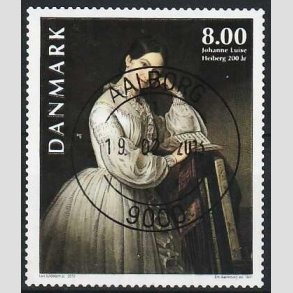 FRIMRKER DANMARK | 2012 - AFA 1718 - Johanne Luise Heiberg - 8,00 Kr. flerfarvet - Pragt Stemplet Aalborg