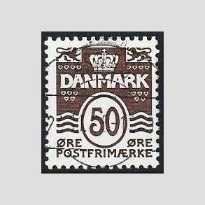 FRIM�RKER DANMARK | 2005 - AFA 1445 - B�lgelinie - 50 �re brun - Lux Stemplet