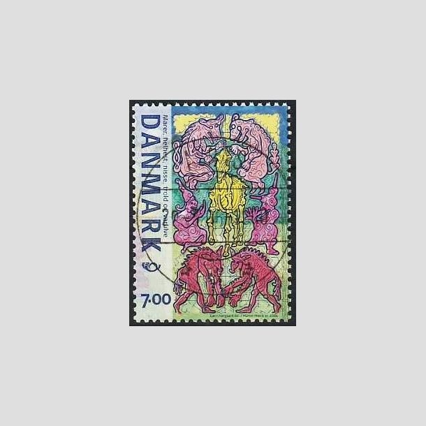 FRIMRKER DANMARK | 2006 - AFA 1461 - Mystiske vsener - 7,00 Kr. flerfarvet - Pragt Stemplet Asns