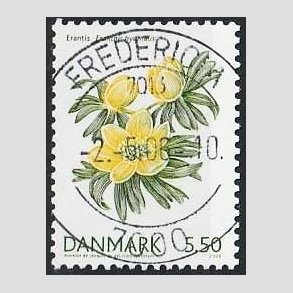 FRIM�RKER DANMARK | 2006 - AFA 1456 - For�rsblomster - 5,50 Kr. Erantis - Pragt Stemplet Fredericia