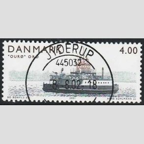 FRIMRKER DANMARK | 2001 - AFA 1300 - frger - 4,00 Kr. Our - Lux Stemplet Jyderup