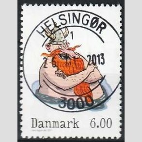 FRIM�RKER DANMARK | 2011 - AFA 1682a - Vintereventyr - 6,00 Kr. flerfarvet - Pragt Stemplet Helsing�r