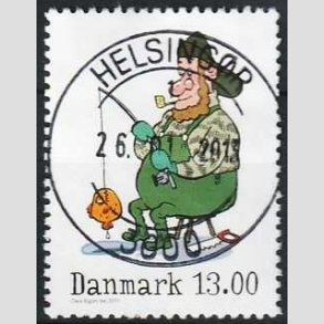 FRIM�RKER DANMARK | 2011 - AFA 1685A - Vintereventyr - 13,00 Kr. flerfarvet fra miniark - Pragt Stemplet Helsing�r