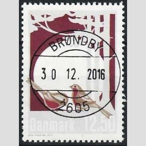 FRIM�RKER DANMARK | 2013 - AFA 1758A - Vinterstemning - 12,50 Kr. flerfarvet fra miniark - Pragt Stemplet