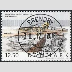 FRIM�RKER DANMARK | 2004 - AFA 1403 - Vikingeskibsmuseet - 12,50 Kr. Udgravning - Pragt Stemplet Br�ndby