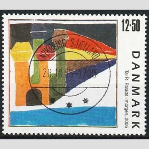 FRIMRKER DANMARK | 2005 - AFA 1442 - Frimrkekunst 8. - 12,50 Kr. Tal R. - Pragt Stemplet Nykbing Sjlland