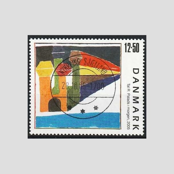 FRIMRKER DANMARK | 2005 - AFA 1442 - Frimrkekunst 8. - 12,50 Kr. Tal R. - Pragt Stemplet Nykbing Sjlland