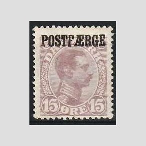 FRIMRKER DANMARK | 1919-20 - AFA 2a - 15 re matlilla Postfrge - Ubrugt