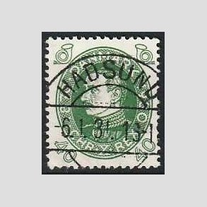 FRIMRKER DANMARK | 1930 - AFA 195 - Chr. X 60 r 40 re grn - Lux Stemplet Hadsund