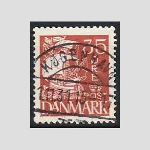 FRIM�RKER DANMARK | 1927 - AFA 173 - Karavel 35 �re brunr�d - Lux Stemplet 