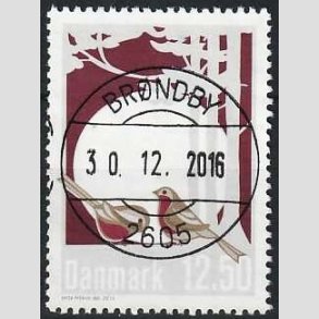 FRIM�RKER DANMARK | 2013 - AFA 1758A - Vinterstemning - 12,50 Kr. flerfarvet fra miniark - Pragt Stemplet