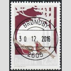 FRIM�RKER DANMARK | 2013 - AFA 1758A - Vinterstemning - 12,50 Kr. flerfarvet fra miniark - Pragt Stemplet