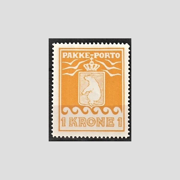 FRIM�RKER GR�NLAND | 1930 - AFA 11 - Pakke-porto - 1 kr. orange - Ubrugt